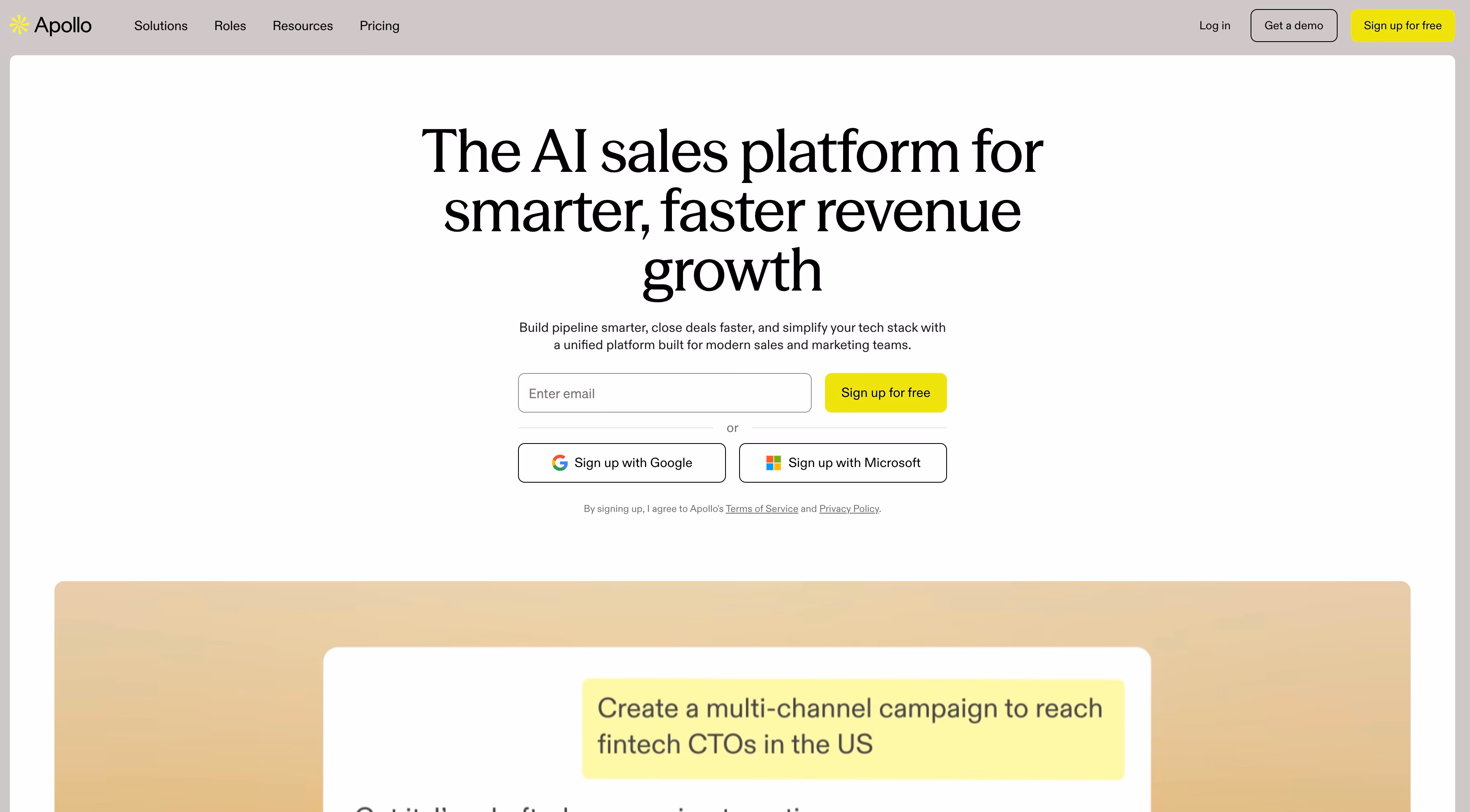 apollo io website