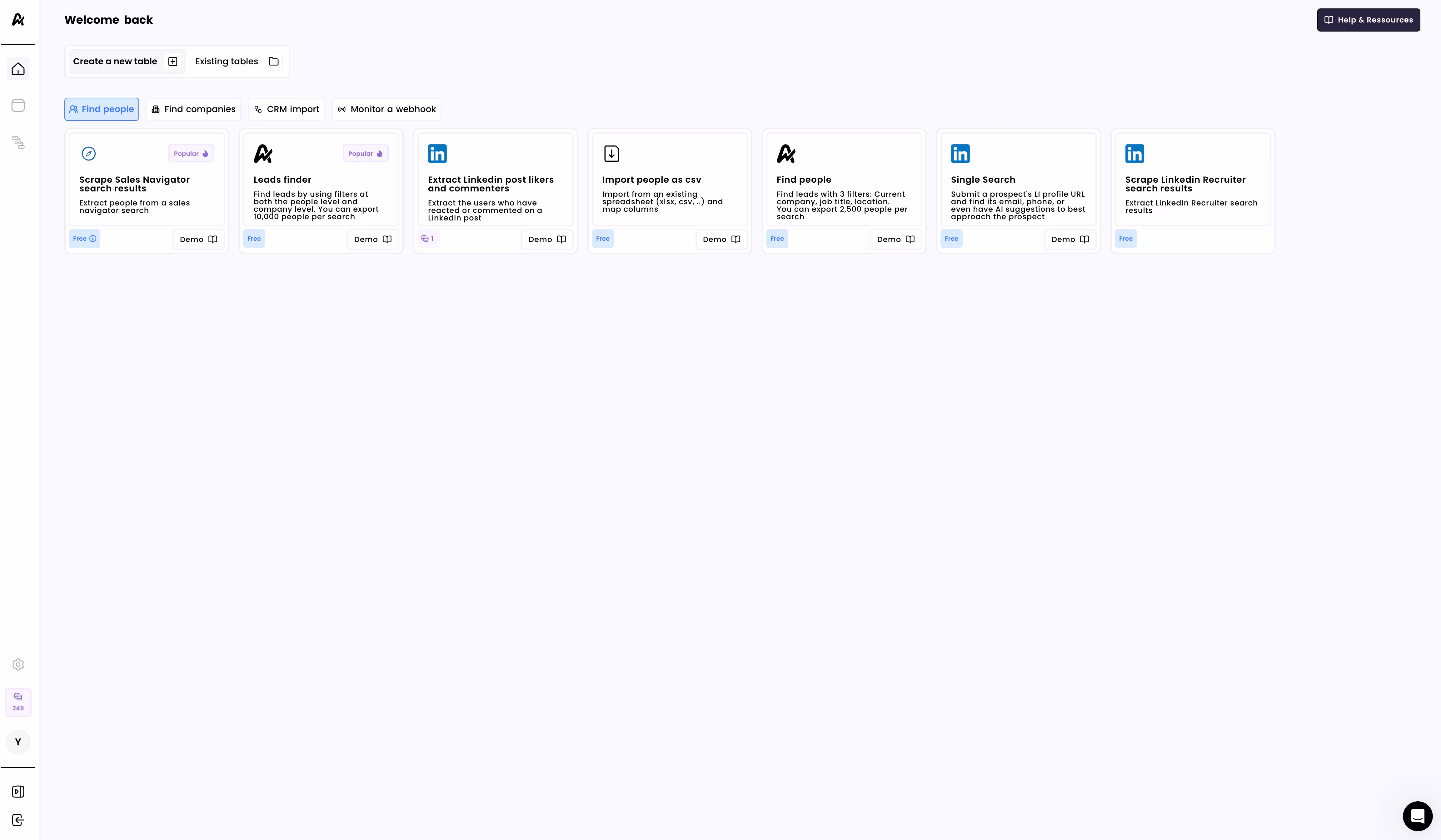 Airscale list of data sources to create spreadsheet
